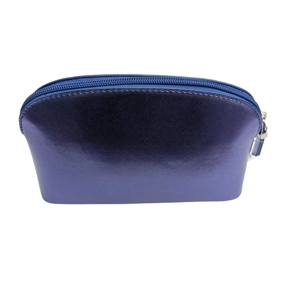 Stella‎ & Max Zip Around Cosmetic Bag Purple Blue NWT